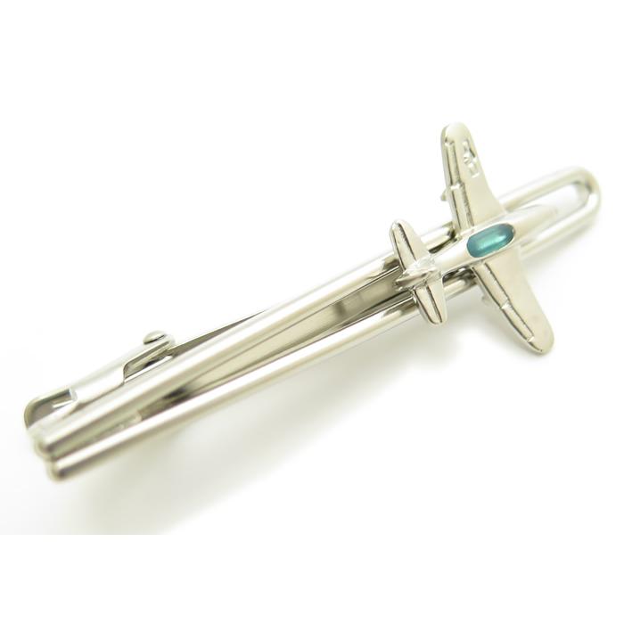 ネクタイ ブランド SWANK スワンク  飛行機 ネクタイ ＆ タイバーセット 青 雲 シンプル バレンタイン 爆買 | SWANK | 09