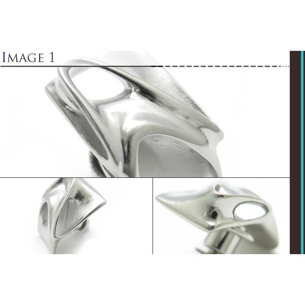 ZAHA HADID DESIGN X TATEOSSIAN タテオシアン タインピンズ（ステンレス・ブラッシュ仕上げ（ブランド ブローチ）父の日 爆買の画像