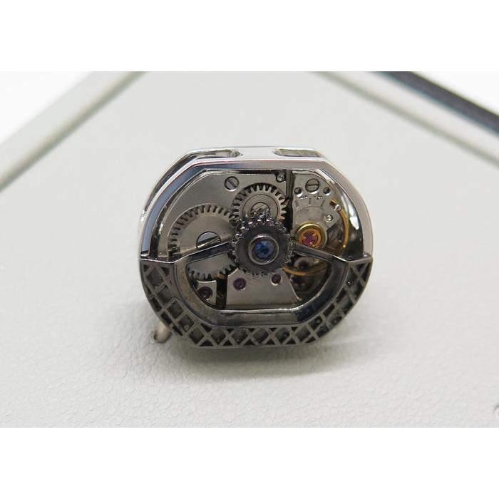 TATEOSSIAN タテオシアン トノー スケルトン シルバー ピンズ（ロジウム、ブラックロジウム&サファイア）　世界限定300セットブローチ 父の日 爆買の画像