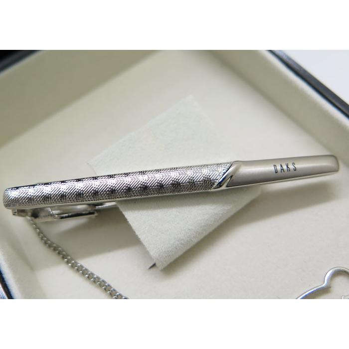DAKS ダックス  ハーフ ハウスチェック タイバー ネクタイピン タイどめ シンプル 父の日 爆買 | DAKS | 09