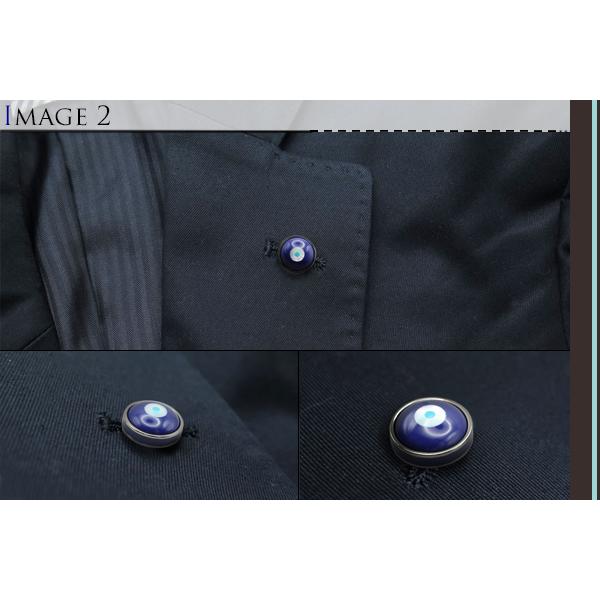 ブランド アクセサリー TATEOSSIAN タテオシアン ミロス イービルアイ ピンズ（パラジウム&ブルーエナメル＆白蝶貝）父の日 爆買 | TATEOSSIAN | 03