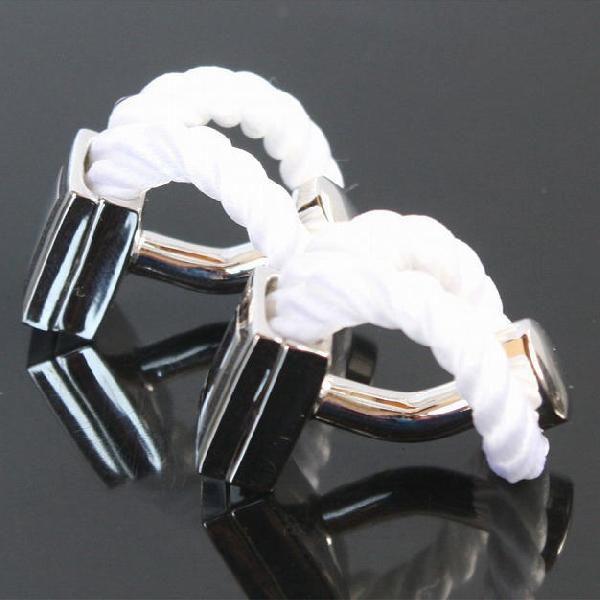 カフス カフスボタン Babette Wasserman ホワイトロープ : 鎌倉カフス