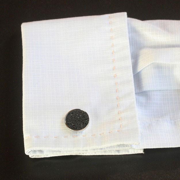 Babette Wasserman バベットワッサーマン バベットワッサーマン・ムーンダストジェットクリスタルカフス メンズ bw-c670j Babette Wasserman バベットワッサーマン バベットワッサーマン