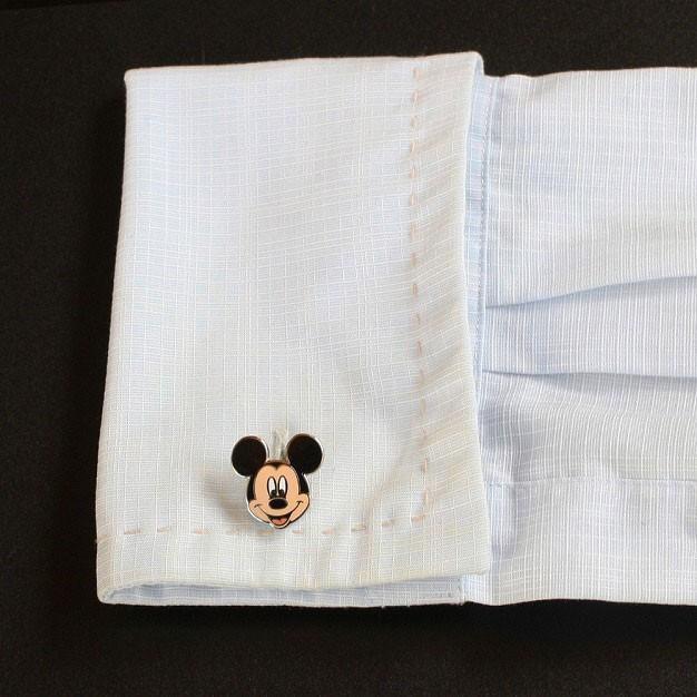 カフス スマイルミッキーマウスカフリンクス・カフスボタン : 鎌倉