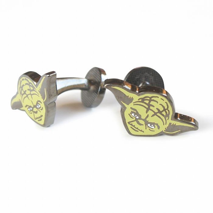 Star Wars スターウォーズ ヨーダフェイスカフスボタン・カフリンクス