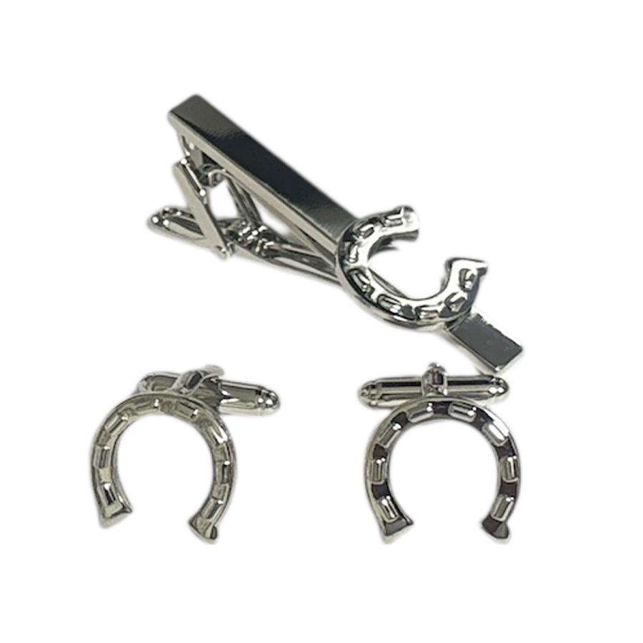 brand４種ネクタイピン、カフスボタン 馬蹄カフスボタン・ネクタイピンセット : 鎌倉カフス工房 - 通販