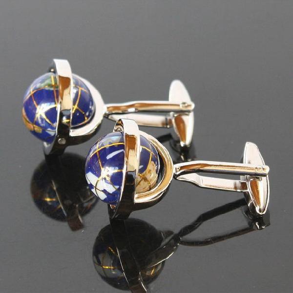 カフス カフスボタン ブルー地球儀 : 鎌倉カフス工房 - 通販 - Yahoo