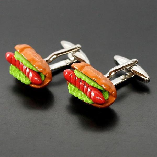 カフス　カフスボタン　ホットドックの画像