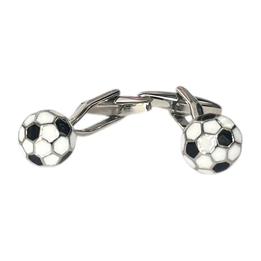 サッカーカフス　ネクタイピンセット１の画像