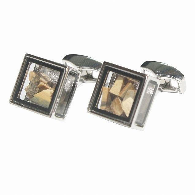 【タテオシアン】マンモスの牙カフス カフス カフスボタン タテオシアン・マンモスの牙 ボタン シルバー