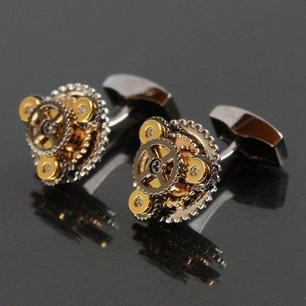 カフス タテオシアン・ガンメタギアRotondoカフスボタン（カフリンクス