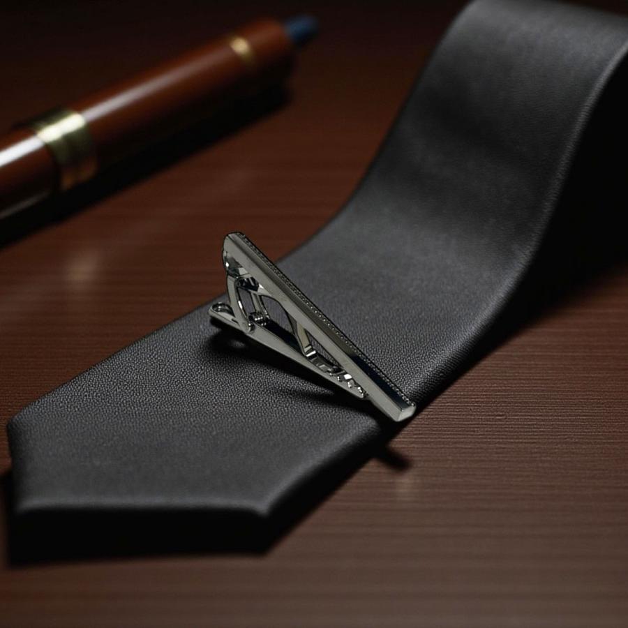 タテオシアン・ガンメタネクタイピン（タイバー） : 鎌倉カフス工房