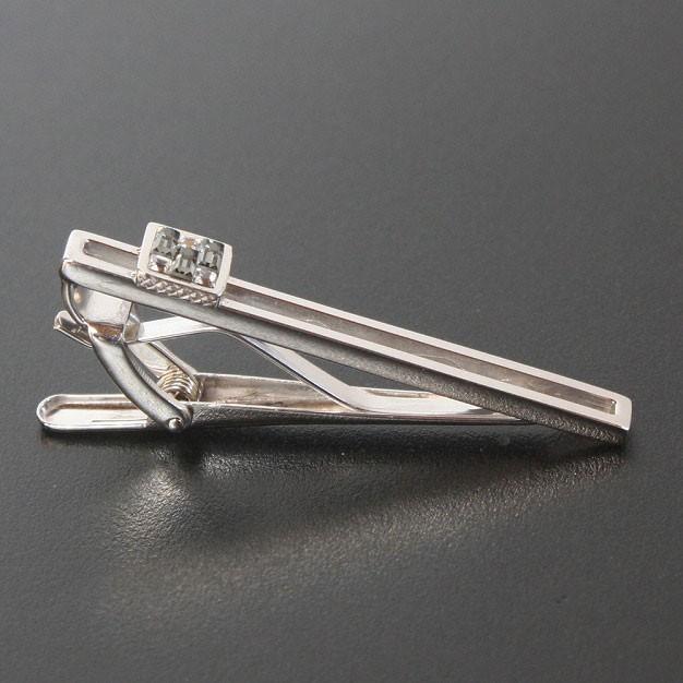 タイピン タテオシアン・スワロフスキークリスタルネクタイピン