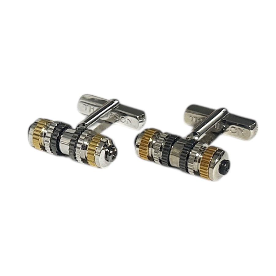 カフス カフスボタン トンプソン・シルバータービン歯車 : 鎌倉カフス