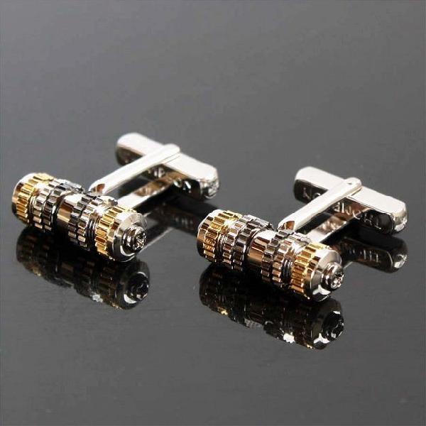 カフス カフスボタン トンプソン・シルバータービン歯車 : 鎌倉カフス