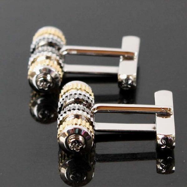 カフス カフスボタン トンプソン・シルバータービン歯車 : 鎌倉カフス