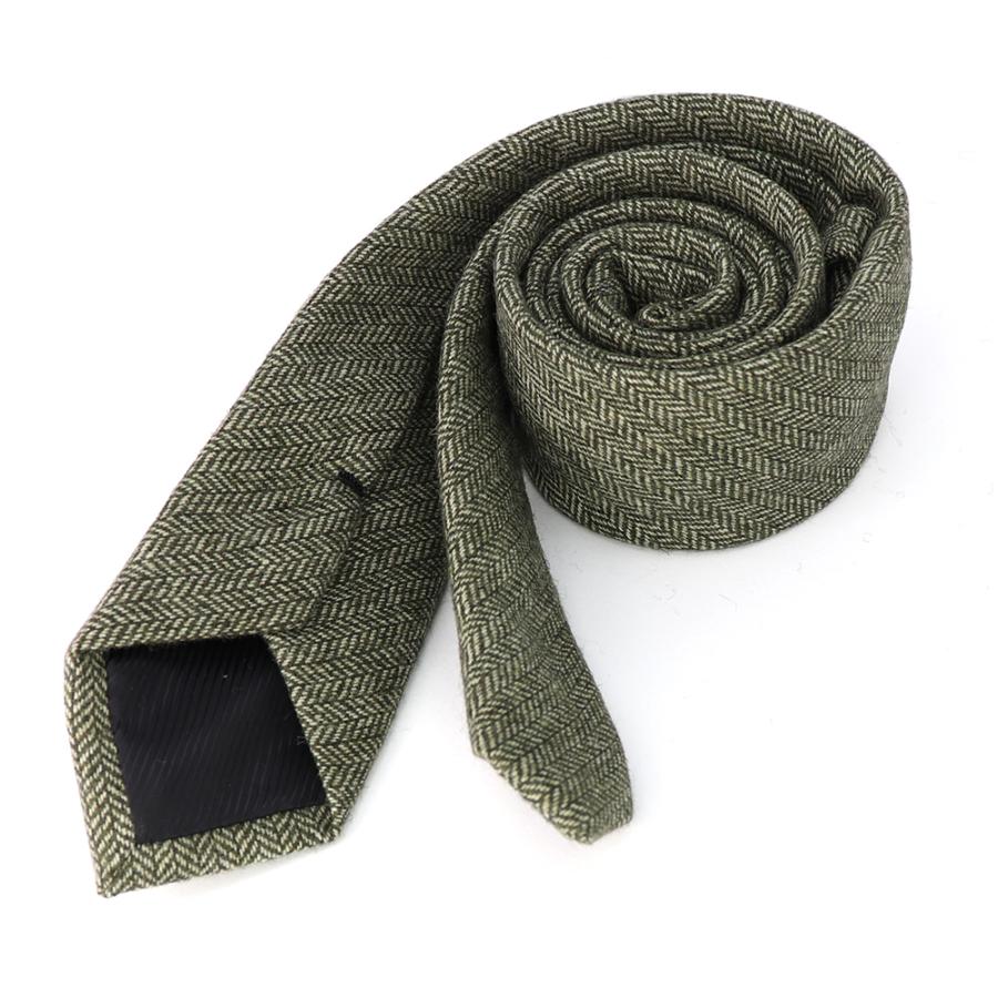 未使用に近い　バーバリー　ウールツイード　ヘリンボーン　AB6 ネクタイセット ウール100％ ツイードネクタイ ヘリンボーン柄 [ おしゃれ かわいい