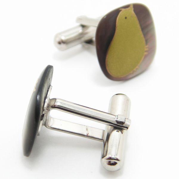 受注生産品 カフス カフスボタン Mt Artigiano 伊藤若冲ひよこ 蒔絵 メンズ ブランド プレゼント カフスマニアの画像