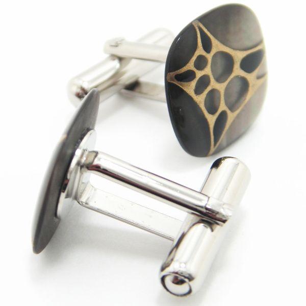 カフス カフスボタン Mt Artigiano filo モダン 蒔絵 メンズ ブランド プレゼント カフスマニアの画像