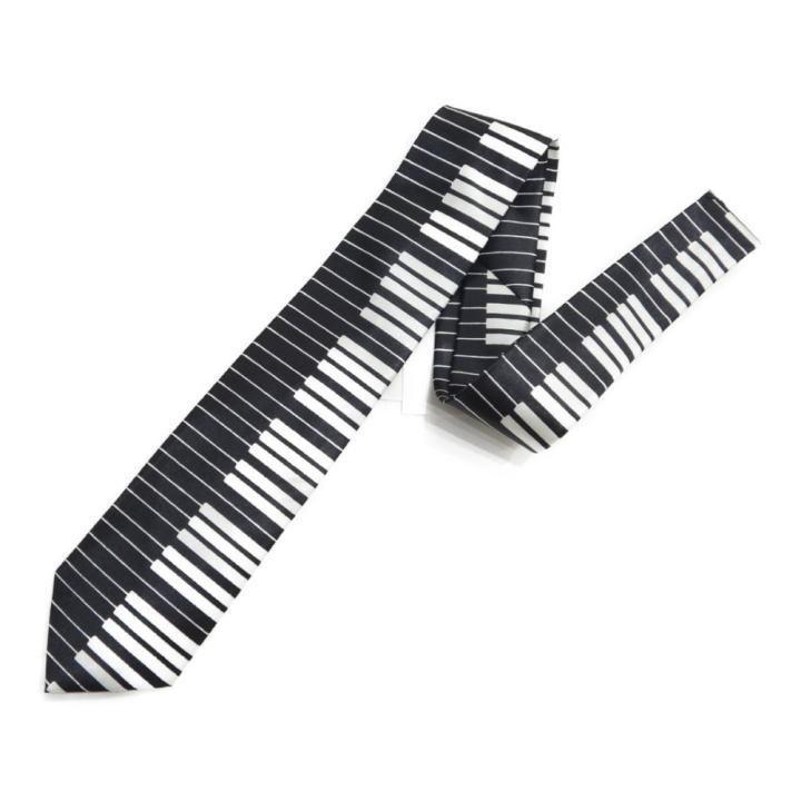 ピアノ 鍵盤 黒 白 音楽 オシャレ おしゃれ モノクロ コミックネクタイ Nbm5 カフス タイピン カフスマニア 通販 Yahoo ショッピング