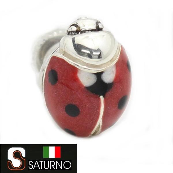 タイタック SATURNO サツルノ ラペルピン 幸せを呼ぶ虫 てんとう虫 メンズ ブランド スーツ プレゼント カフスマニア