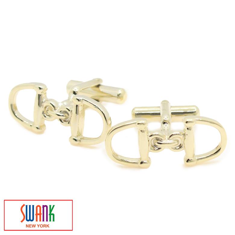 SWANK ゴールド ホースビット カフス カフスボタン タイピン ネクタイピン セット_6