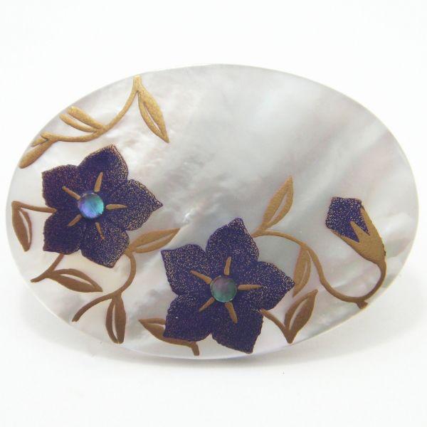 タイタック Mt Artigiano 桔梗 白蝶貝 ピンブローチ ブランド メンズ カフスマニア プレゼント Www Fooracles Com