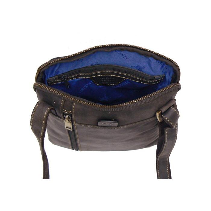 レザー ショルダー バッグ   15056 ROY-M / 音楽プレイヤー対応 斜め掛け レザー 本革 VISCONTI |  | 03