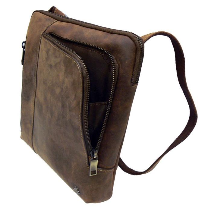 レザー ショルダー バッグ   15056 ROY-M / 音楽プレイヤー対応 斜め掛け レザー 本革 VISCONTI |  | 04