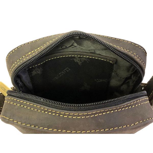 レザー スモール ショルダー バッグ   16049 DREW-S / 本革 牛革 レザー 斜め掛け ミニ コンパクト VISCONTI　 |  | 05