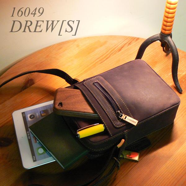 レザー スモール ショルダー バッグ   16049 DREW-S / 本革 牛革 レザー 斜め掛け ミニ コンパクト VISCONTI　 |  | 08