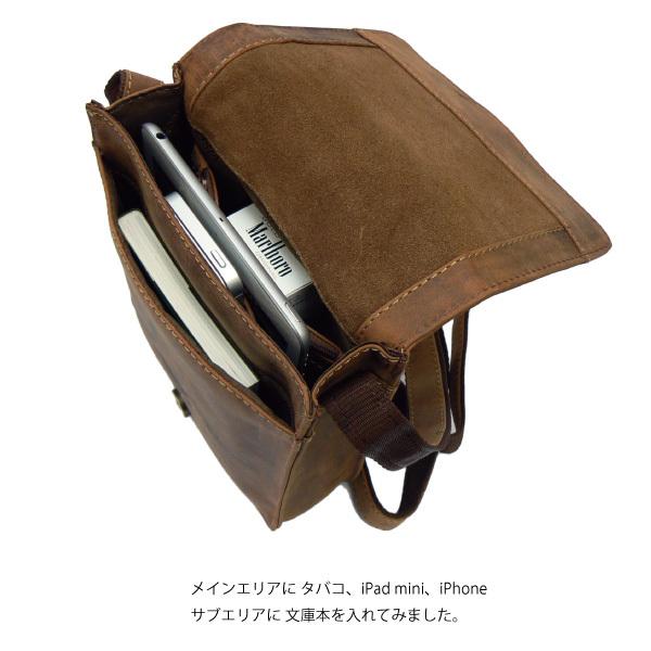 牛革 ミニ ショルダーバッグ   16113 JACKY / 牛革 本革 レザー センターベルト ハーフフラップ 斜め掛け VISCONTI |  | 09