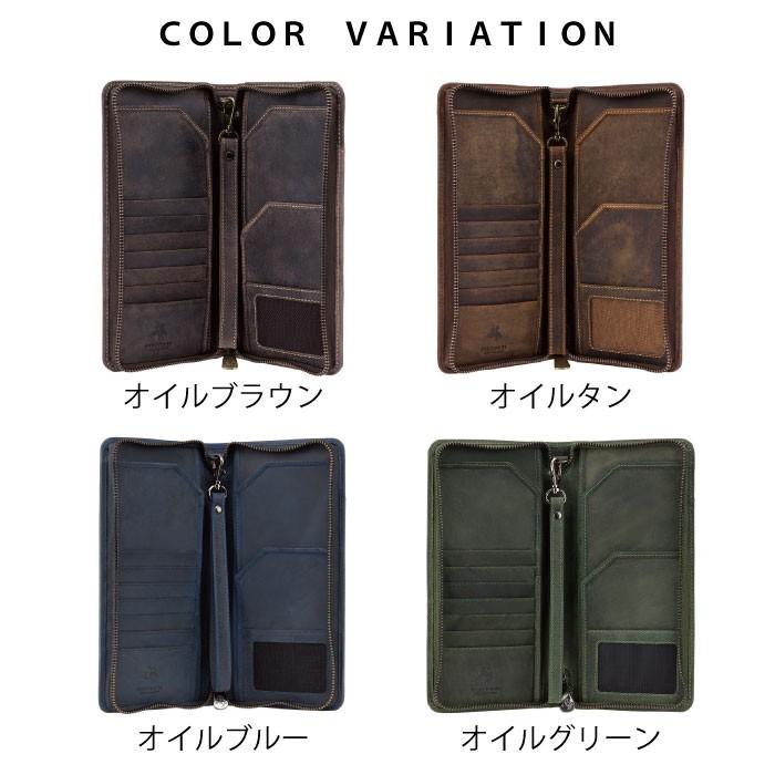 本革 トラベル ウォレット   728 Wing / 旅行 パスポート 通帳 カード レザー オイルレザー VISCONTI |  | 06