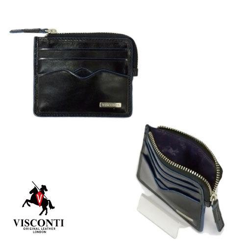 サンプル品 アウトレット 返品交換不可 / AP34 レザー カード コイン ケース / カード入れ 小銭入れ / 本革 VISCONTI メール便可 | 