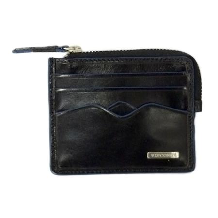 サンプル品 アウトレット 返品交換不可 / AP34 レザー カード コイン ケース / カード入れ 小銭入れ / 本革 VISCONTI メール便可 |  | 04