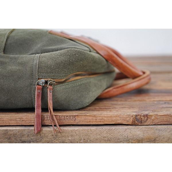 SALE　ヌバックレザー PCバッグ ショルダーバッグ CAB-PC36 オリーブグリーン / PAUL MARIUS ポール・マリウス 本革 A4 ノート パソコン ビジネス カーキ |  | 03