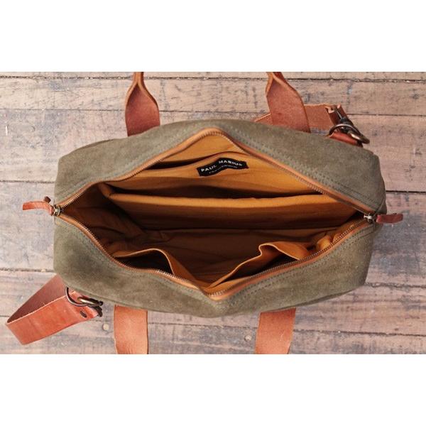 SALE　ヌバックレザー PCバッグ ショルダーバッグ CAB-PC36 オリーブグリーン / PAUL MARIUS ポール・マリウス 本革 A4 ノート パソコン ビジネス カーキ |  | 05