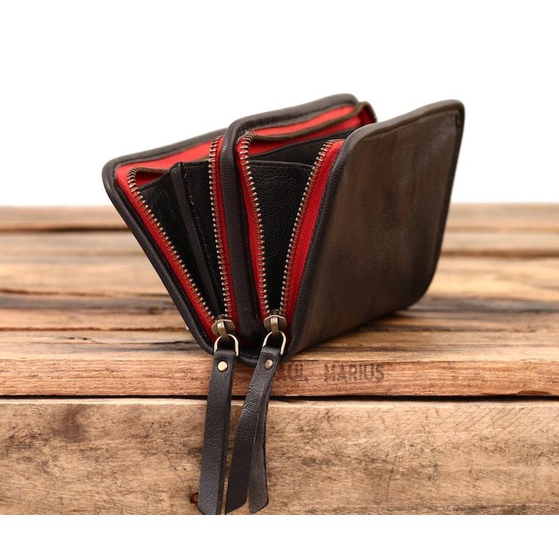 SALE ラウンドジップ ロングウォレット　COM-20 ブラック / PAUL MARIUS ポール・マリウス 本革 ナチュラル |  | 05