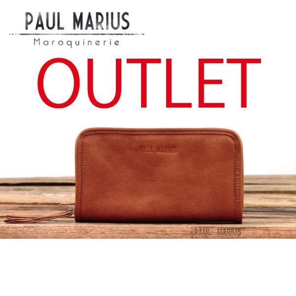 アウトレット B品 訳あり 返品交換不可 / ラウンド ジップ ロング ウォレット COM-20  PAUL MARIUS 本革 財布 | 