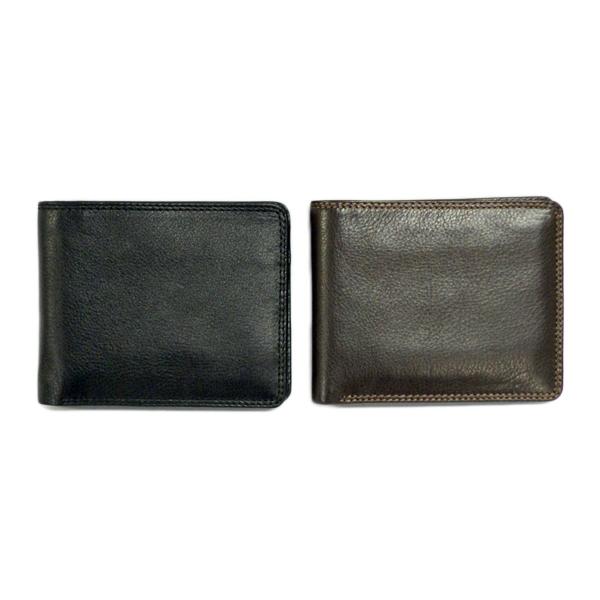 サンプル品 アウトレット 返品交換不可 / HT7 二つ折り財布 / レザーウォレット 札入れ 小銭入れ カード入れ / 本革 VISCONTI メール便可 |  | 03