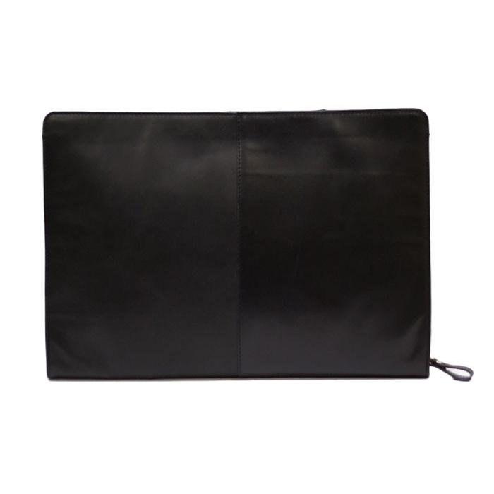 SALE 本革 クラッチ バッグ   ML26 HANZ ブラック / セカンドバッグ 薄型 スリム VISCONTI |  | 01