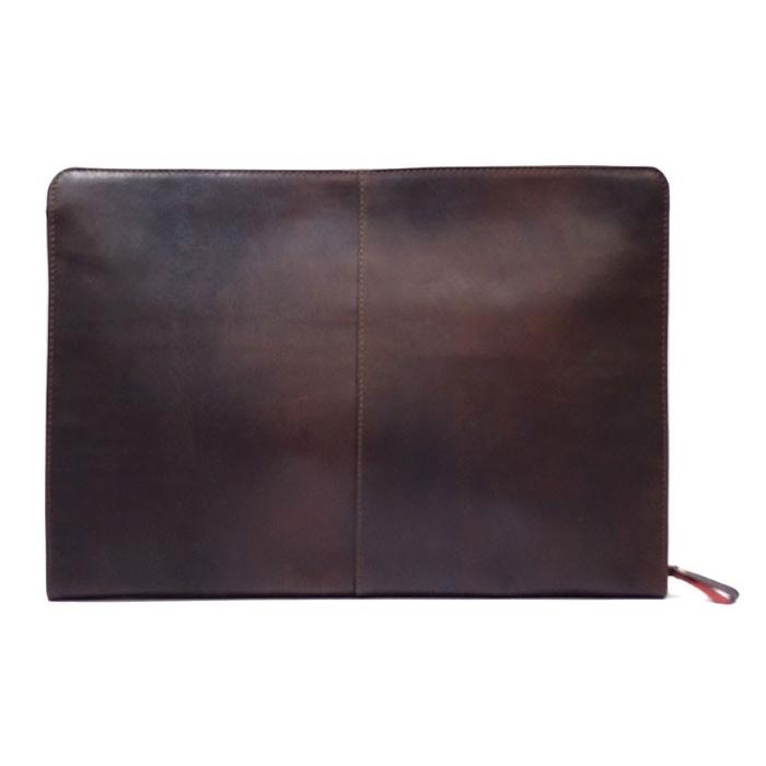 SALE 本革 クラッチ バッグ   ML26 HANZ ブラウン / セカンドバッグ 薄型 スリム VISCONTI |  | 01