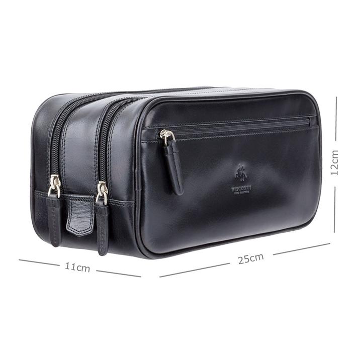 SALE マルチ ポーチ セカンドバッグ   MZ100 ブラック ブラウン / 本革 ガラスレザー レザー 旅行 メンズ VISCONTI 黒 茶 |  | 06