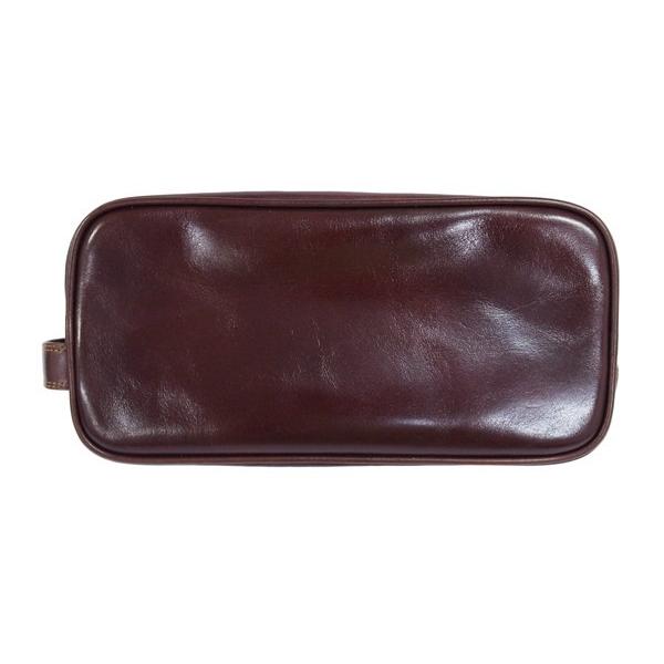 SALE マルチ ポーチ セカンドバッグ   MZ100 ブラック ブラウン / 本革 ガラスレザー レザー 旅行 メンズ VISCONTI 黒 茶 |  | 09