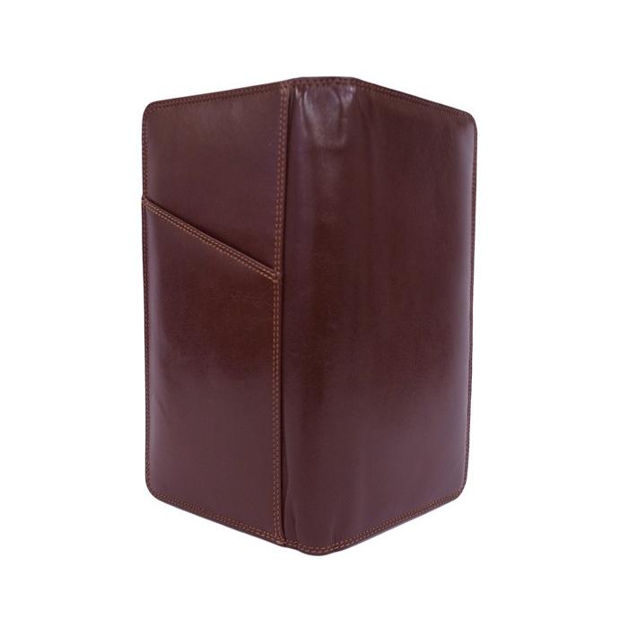 SALE / MZ101  トラベルウォレット / ブラック 黒 ブラウン 茶 / 財布 長財布 / 本革 ガラスレザー / メンズ / VISCONTI |  | 02