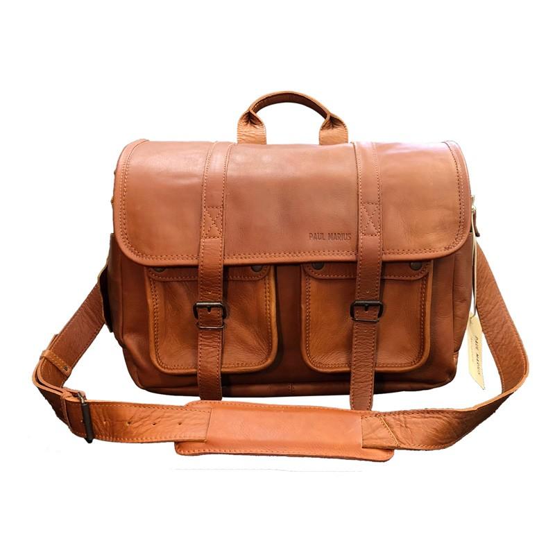 本革 ショルダーバッグ カメラバッグ   リポーター REP-45 ブラウン /  レザー A4 斜め掛け PAUL MARIUS ポール・マリウス |  | 01