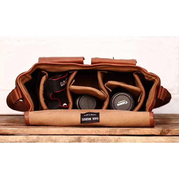 本革 ショルダーバッグ カメラバッグ   リポーター REP-45 ブラウン /  レザー A4 斜め掛け PAUL MARIUS ポール・マリウス |  | 02