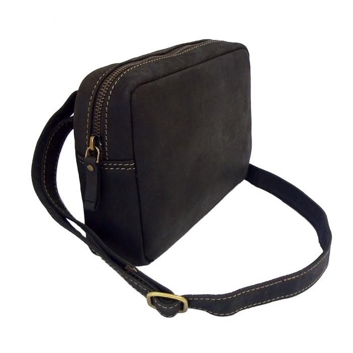 S5　ジップトップ　横長ミニショルダーバッグ　/ ジップトップ/ショルダーバッグ/本革/オイルレザー/VISCONTI/ |  | 04