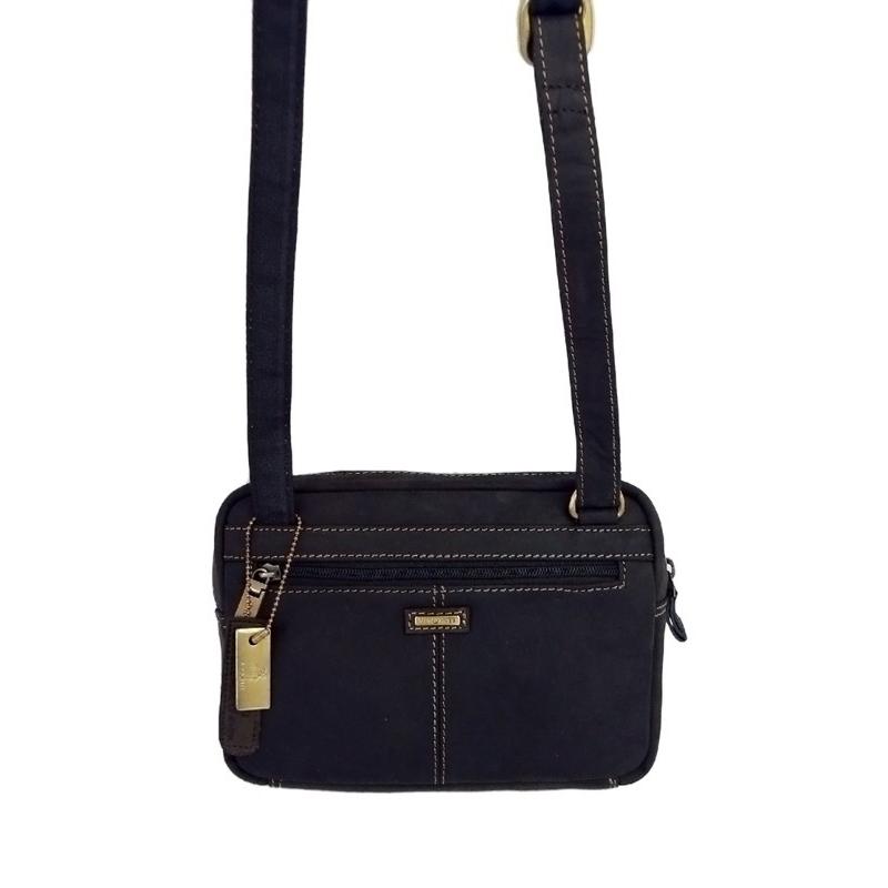 S5　ジップトップ　横長ミニショルダーバッグ　/ ジップトップ/ショルダーバッグ/本革/オイルレザー/VISCONTI/ |  | 05