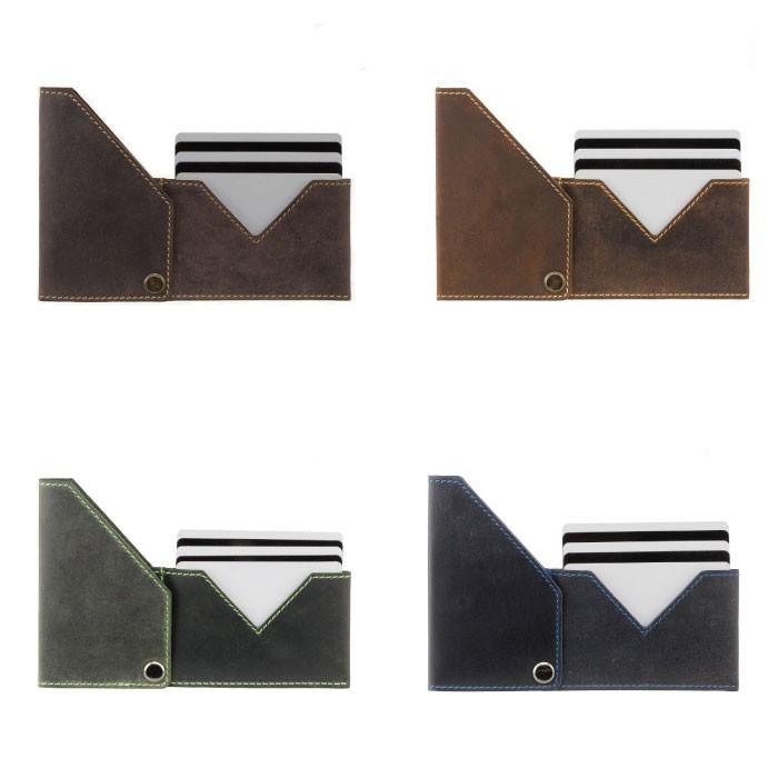 SAL 本革 カードケース 回転式   VSL29 Lighter / パスケース カード入れ RFID VISCONTI (メール便可 |  | 04